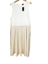 New Torrid plus-size poplin foxy combo A-line midi dress. Women’s 4X