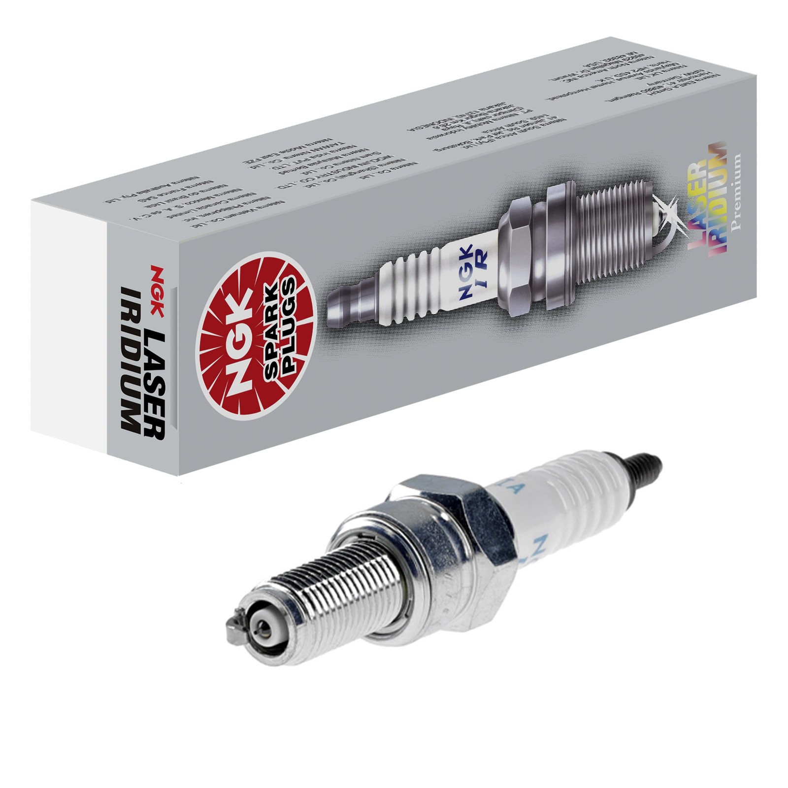NGK 6289 CR9EIA-9 Lasser Iridium Spark Plug, Pack of 1 One Size 
