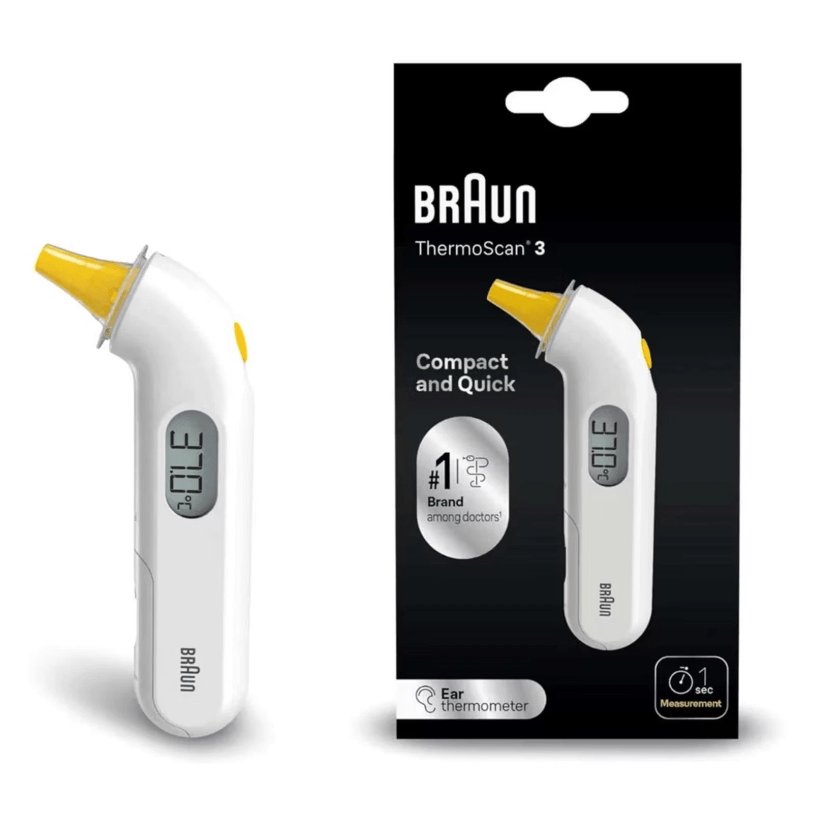 Braun ThermoScan 3 Ear Thermometer IRT3030
Opens in a new window or tab