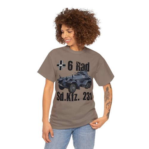 Sd.kfz. 231 6 Rad T-Shirt WWII German Armored Car Version 1 - Picture 16 of 49