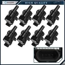 ECCPP 8 Round Ignition Coils For 2000-2006 Chevrolet Tahoe 4.8L 5.3L V8