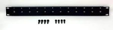 Blank Version No Adapters 12 Port Un Fiber Patch Panel 1U 19" Fits Simplex ST+FC