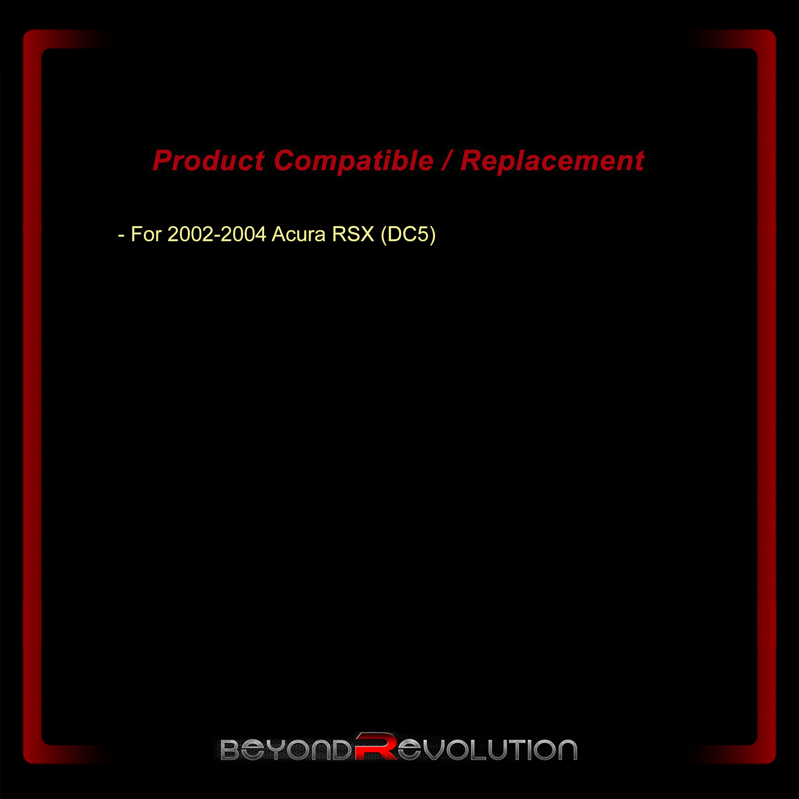 For 2002-2004 RSX DC5 Chrome Housing Driver & Passenger Headlights Assembly Lamp