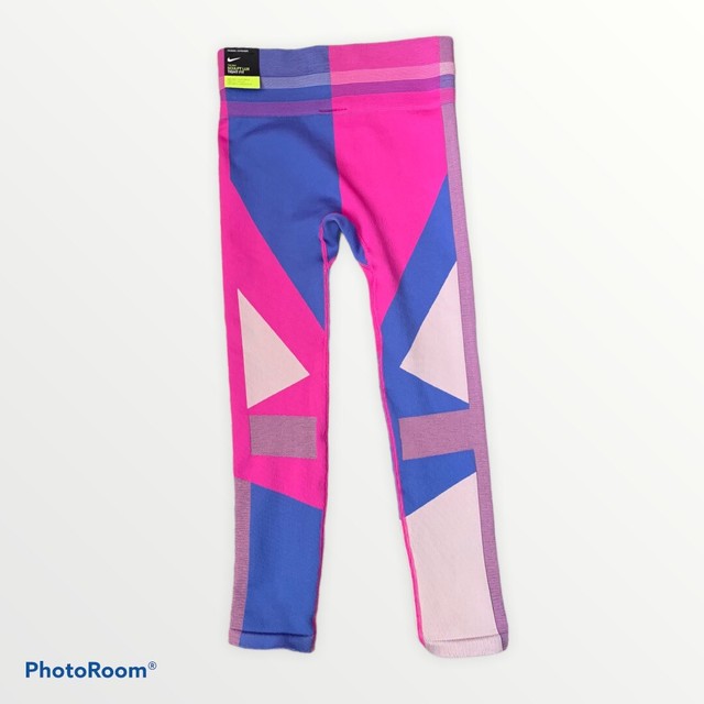 Nike Sculpt Lux Icon Clash Seamless 7/8 Training Knit Leggings Cj4135 601 Small for sale online