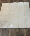 1 Comforter/ Duvet TWIN Down filled Soft Gray 79"X76" READ