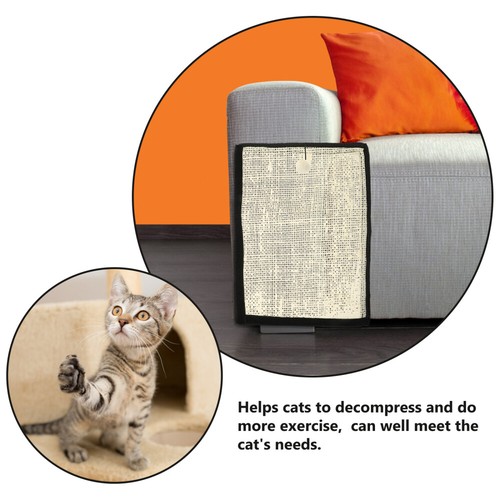 3 Count Griffoir Pour Chat Portable Remplaçable Cat Scratching Pads - Photo 3/12