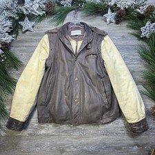 Vintage Deerskin Trading Post Bomber Jacket S...