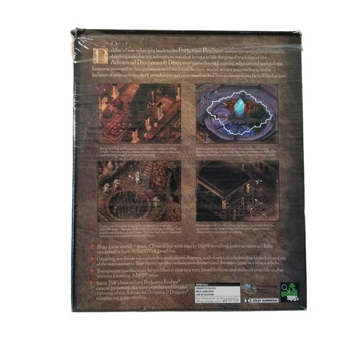 Baldurs Gate PC Big Box 1998 Complete CIB CD-ROM Forgotten Realms RPG VTG D&D - Picture 3 of 14