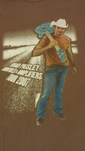 Entertainment Memorabilia Country Music Concert Adult T-Shirt sz M Brad Paisley
