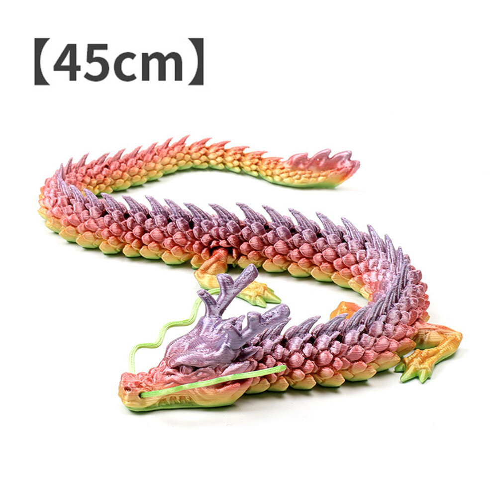 3D Printed Dragon - Full Articulated Printed Flexible Articulating