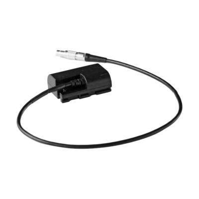 Perwin LP-E6 Dummy Battery to 2-Pin LEMO Power Cable for Canon Camera