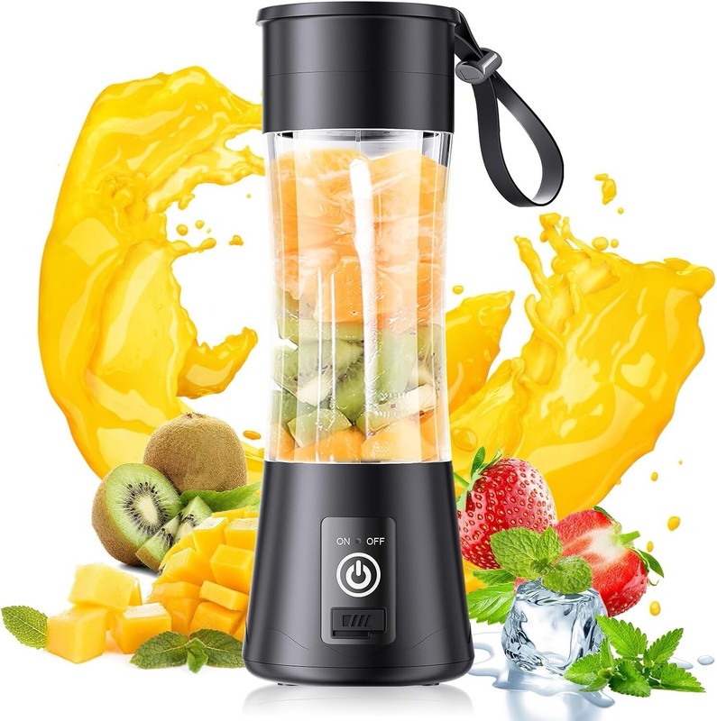 Portable Blender for Smoothies and Shakes - Personal Size Blender USB Rechargeab