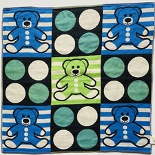 Genuine Vivienne Westwood Handkerchief/Rag- Teddy  Polka Dots 39.5x39.5cm Blue