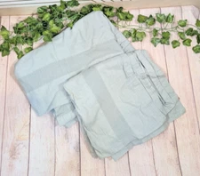 Bee & Willow Home Window Curtain Panel 50" x 95" CORTINA BLUE Boho Beachy