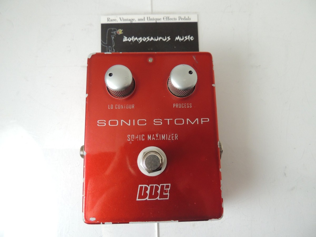 BBE Sonic Stomp Sonic Maximizer Aural Enhancer Effects Pedal Free 