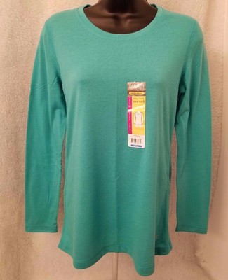 Danskin Womens Shirt Top Blouse Size XS X Small 0/2 Persian Turquoise NEW