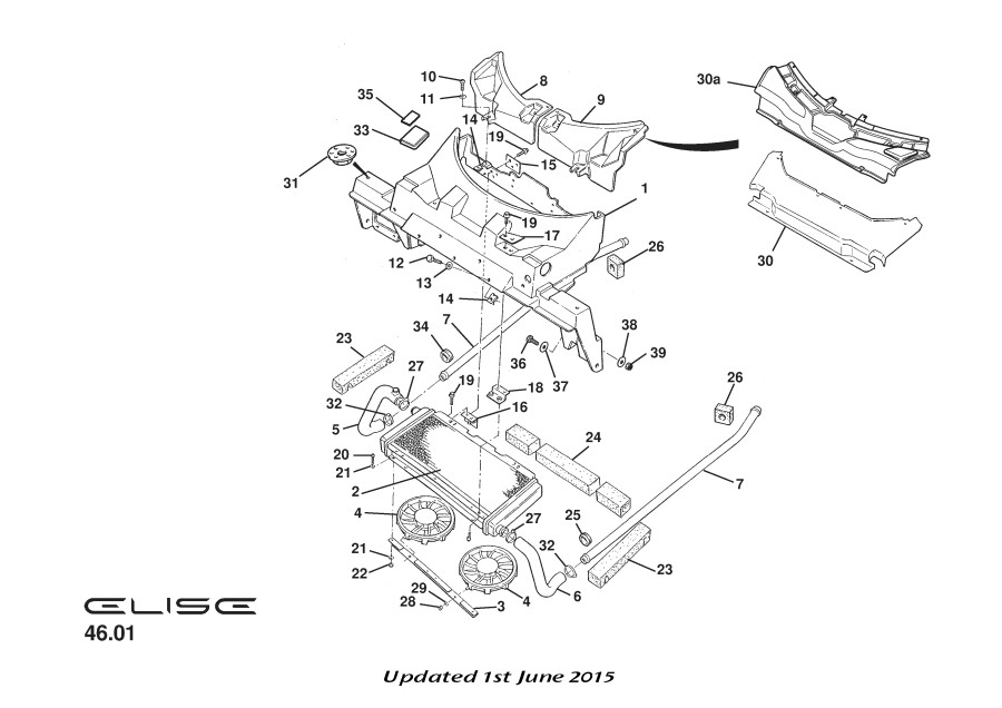 Lotus RADIATOR FAN Part Number: A111M6070S Supersession(s): A111M6070F