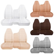 Cotton Car Seat Covers 60-40 Bench Seatstyle 35 Fits 98-03 Ford Ranger