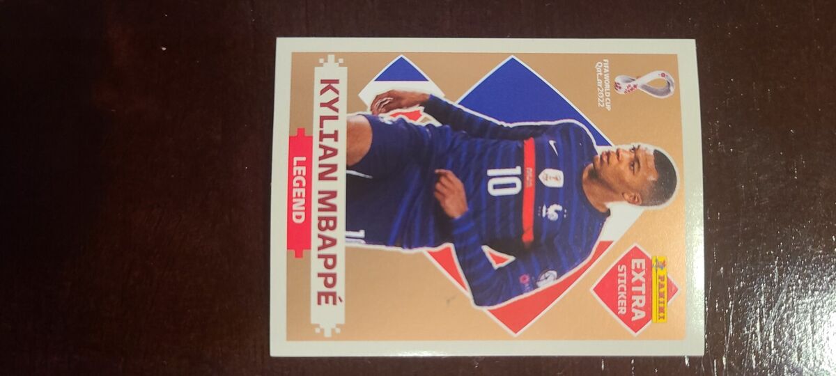 Buy Online Extra Sticker Kylian Mbappé Bronze Legend Panini Qatar 2022  Extra Stickers