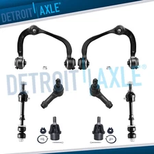 2WD Front Upper Control Arms Sway Bars Tie Rod for Ford F-150 Lincoln Mark LT
