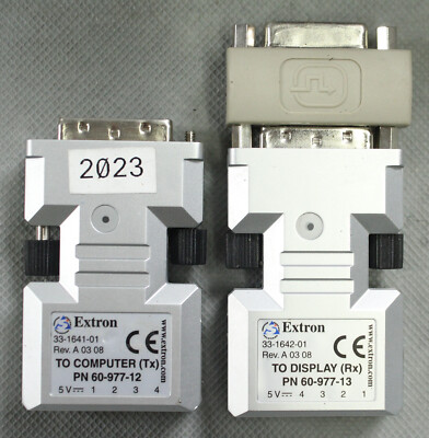Extron DVI 104 TX/RX 60-977-12 & 60-977-13  - Transmitter and Reciever Only
