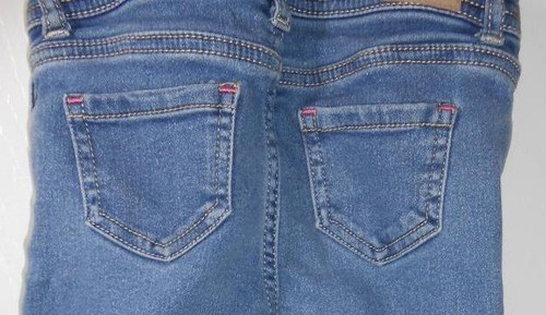 Girls Jordache Overalls Jeans Faded Denim 5 Pocket Stretchy Cotton Blend 5T NEW - Picture 9 of 9