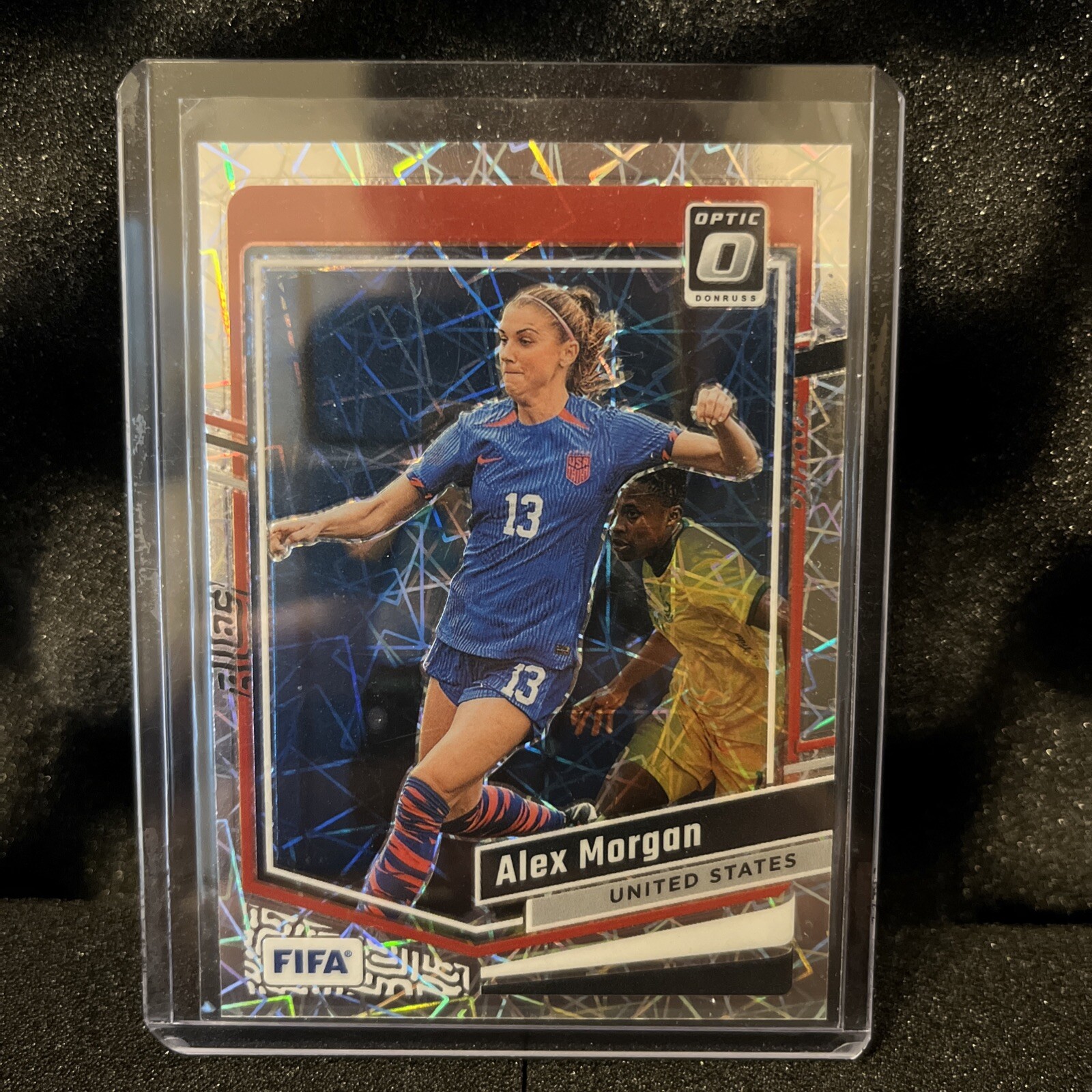 Alex Morgan 2023-24 DONRUSS Soccer Optic Silver Velocity  #64