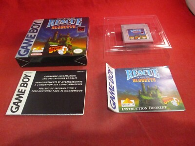 David Crane's The Rescue of Princess Blobette Nintendo Game Boy COMPLETE w Box