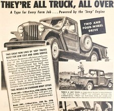 1947 Willys Overland Motors Jeep Trucks Advertisement Automobilia Dwnn19 1947 Willys Overland Motors Jeep Trucks Advertisement Automobilia Dwnn19