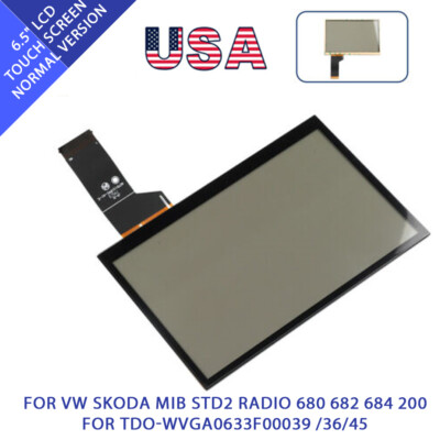 6.5'' Matte Touch Screen Digitizer for VW Skoda MIB STD2 Car Radio Multimedia