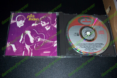 Everly Brothers W Germany '84 NM Full Silver CD Bob Dylan P McCartney Jeff Lynne