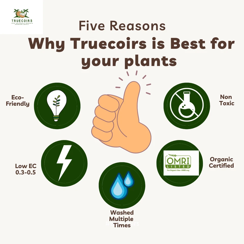 Medios de cultivo orgánicos de fibra de coco ladrillo de coco para macetas de 10 lb/1,4 lb Foto 4 de 4