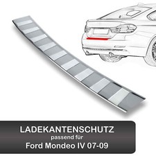 Ladekantenschutz für Ford Mondeo IV (07-09) Edelstahl Stoßstangen Abkantung
