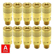 A Style Quick Coupler Air Hose Connector Fittings 1/4 NPT Tools Plug Compressor