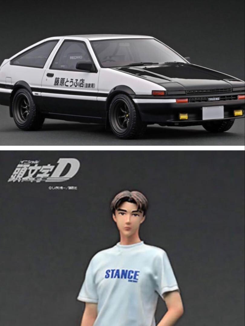 Ignition Model IG3711 1/18 Toyota Sprinter Trueno AE86 INITIAL D