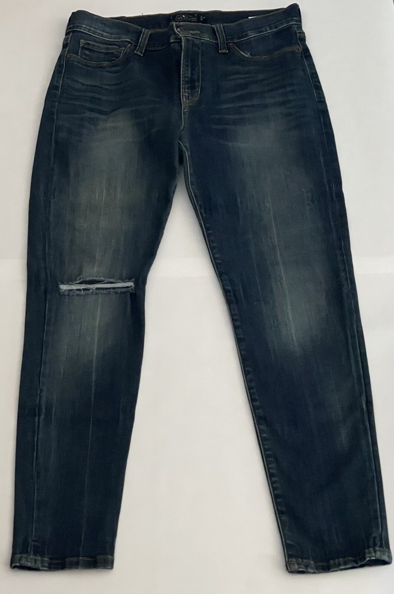 Lucky Brand Jeans Women's Brooke Legging Jean Denim Pants Ripped Knee Size  10/30
