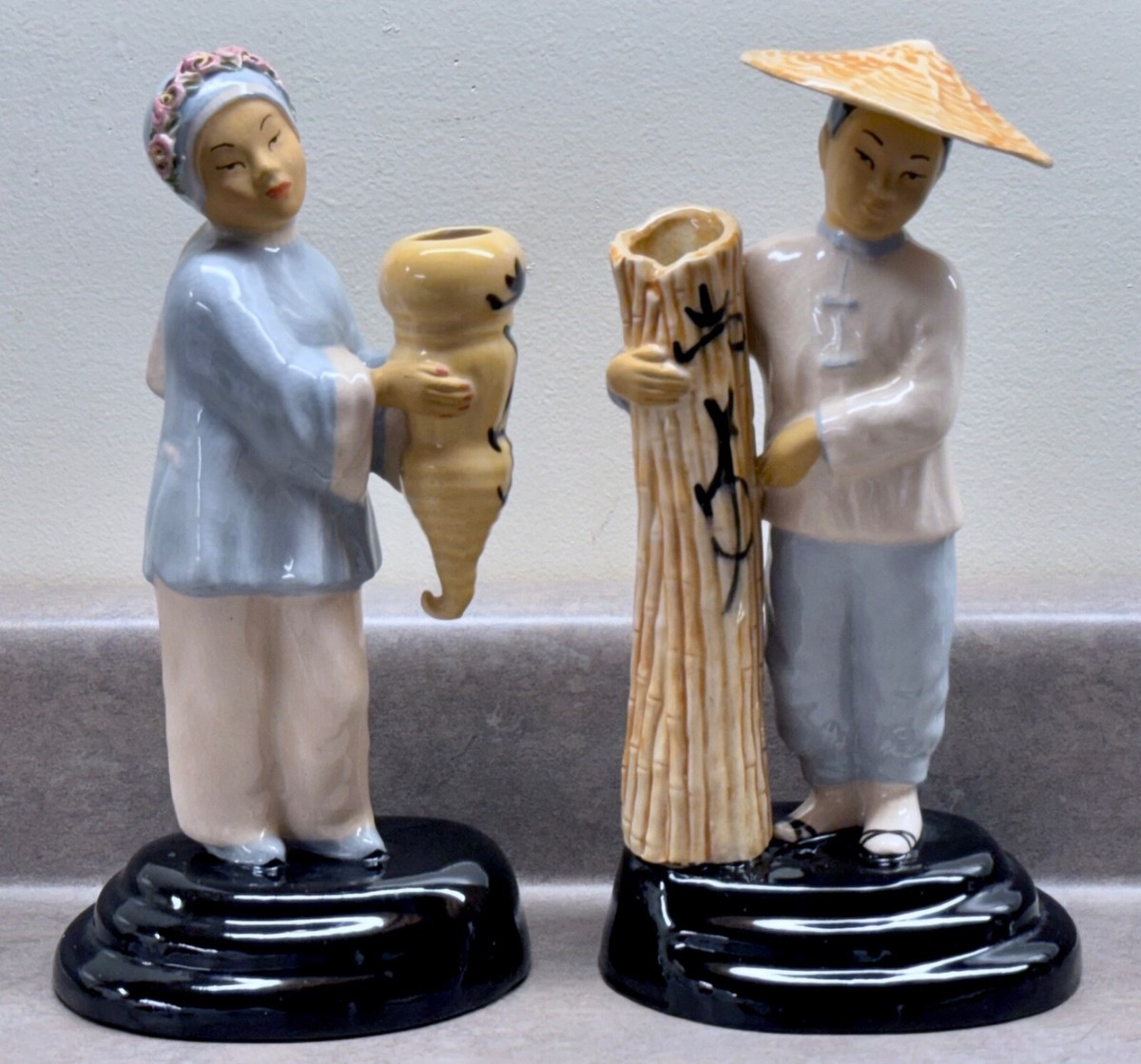 Jeff Dunham Ebay Walter Dog Shirt Walter Wilson Figurines HO JAI JOY MING  Man Lady GARDEN