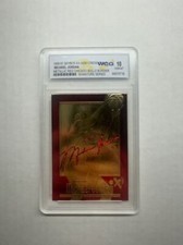 Michael Jordan 1996-1997 Metallic Red Signature Series - Graded 10 MINT
