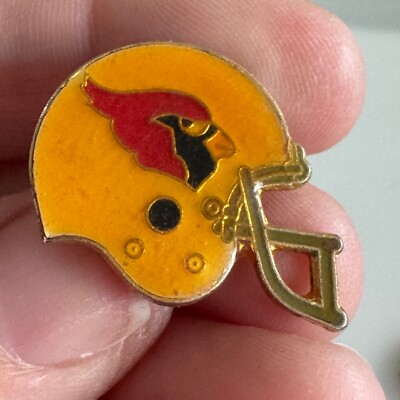 Vintage 1988 Phoenix Arizona Cardinals Helmet Lapel Pin NFL Peter David
