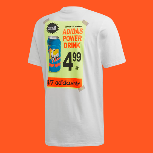 ADIDAS Bodega Poster T-Shirt White 