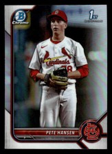 QTY Pete Hansen 2022 Bowman Draft Chrome Refractor #BDC-128