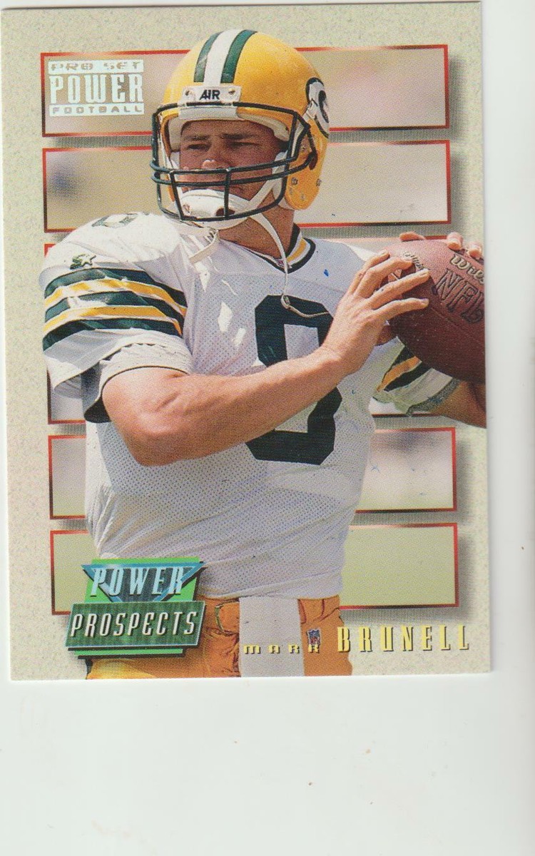 1993 Pro Set Power Prospects #PP4 Mark Brunell rookie card