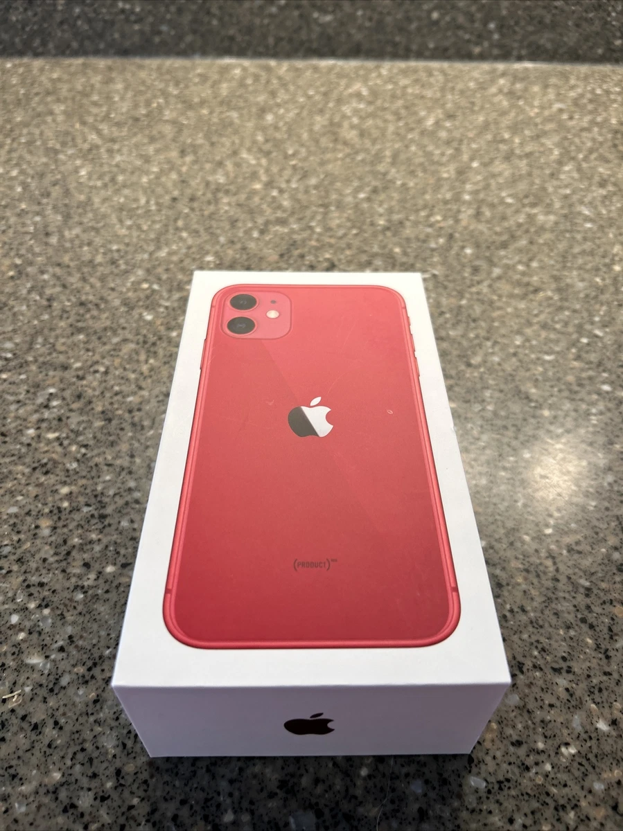 APPLE iPHONE 11 Product Red 128 GB RETAIL BOX ONLY