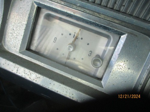 63 MERCURY MARAUDER CLOCK MONTEREY 1963