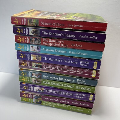11x Love Inspired Inspirational Romance Novel Books (Paperback)