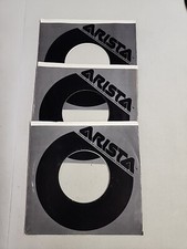 45 RPM 7" RECORD SLEEVES CO. SLEEVE 3 PACK SEE PHOTOS - Arista SLV166