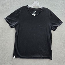 Lacoste Men Sleepwear Medium Black Sleep Shirt Short Sleeve Tee