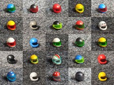 Lego 2446 Helm Helme mit/ ohne Visier - FARBE + MENGE wählen - Motorradhelm