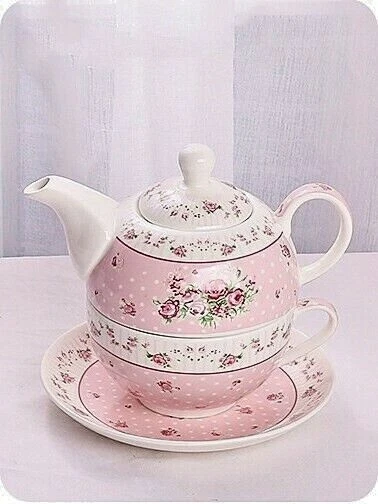 New Bone China Multi Designs Tea For One Teapot Set Coffee Set