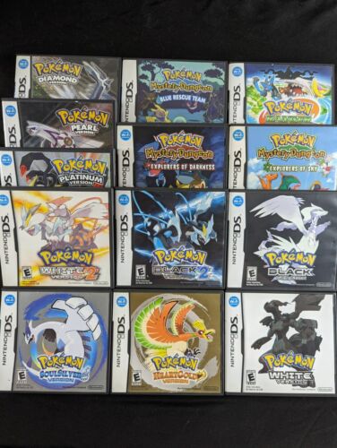 NDS - Authentic Pokemon Games DS & 3DS Nintendo Bulk Discounts! (PICK YOUR GAME) - Picture 1 of 489